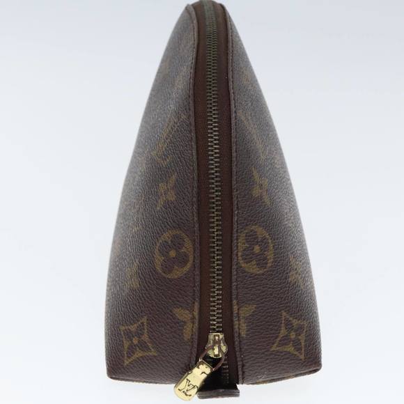 LOUIS VUITTON Monogram Trousse Demi Ronde Cosmetic Pouch M47520 LV Auth 76783 - Picture 4 of 16